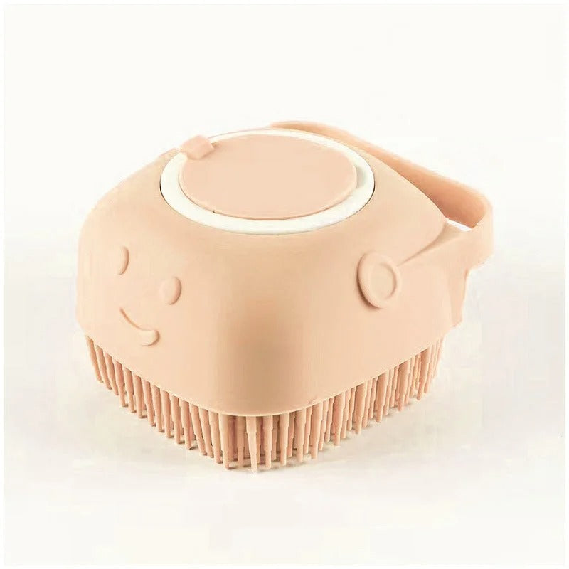 Gant de massage pour animaux en tissu doux