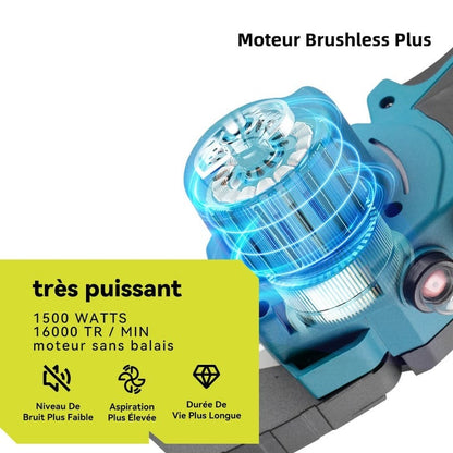 Tronçonneuse électrique puissante à batterie 15000 mAh