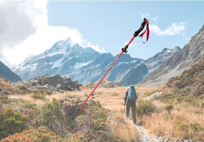 Bastones de trekking ligeros de montaña