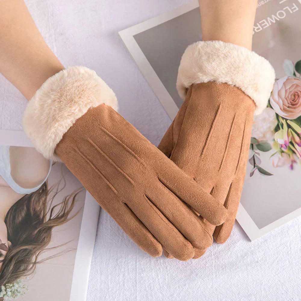 Gants en cuir chic et élégants - Santeova