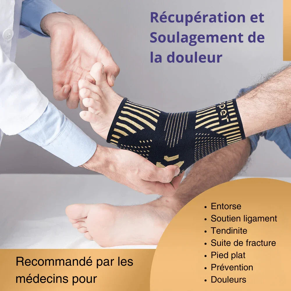 Attelle de cheville réglable SecureFlex