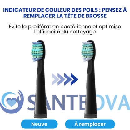 ClariClean™ – Cepillo de dientes eléctrico automático, con 5 modos de intensidad