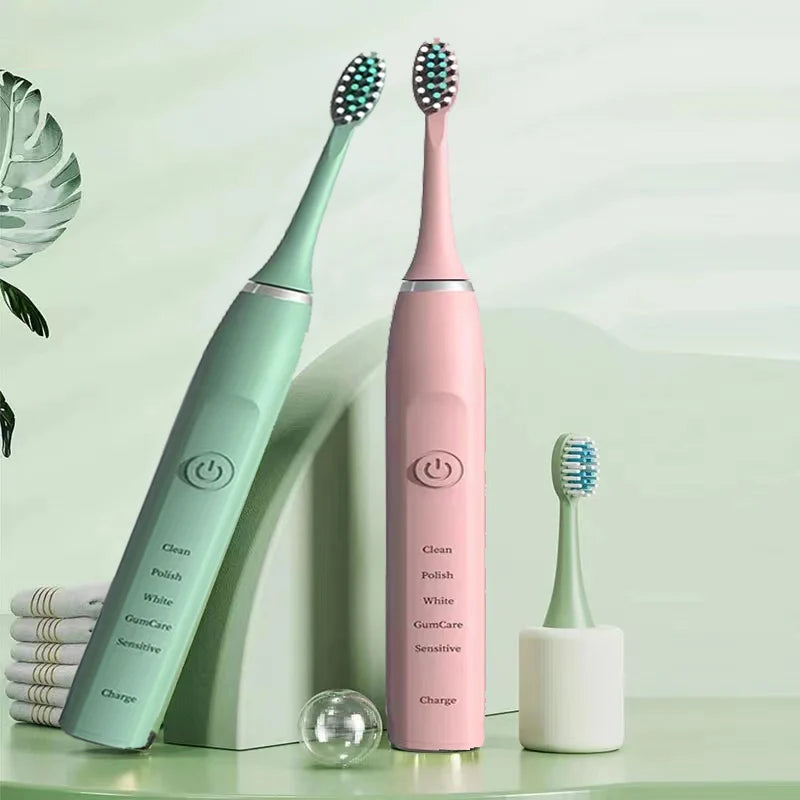 CleanFlex™ – Cepillo de Dientes Sónico No Recargable Eliminación de Placa