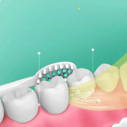 CleanFlex™ – Cepillo de Dientes Sónico No Recargable Eliminación de Placa
