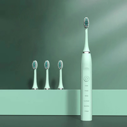 CleanFlex™ – Cepillo de Dientes Sónico No Recargable Eliminación de Placa