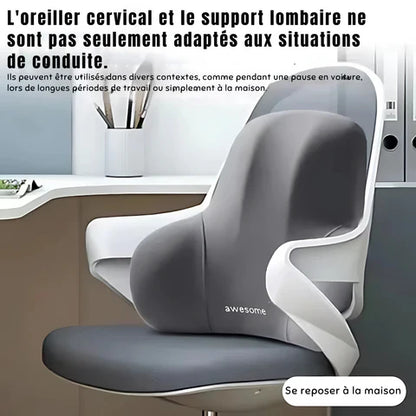 Cojín Lumbar Ergonómico de Espuma con Memoria