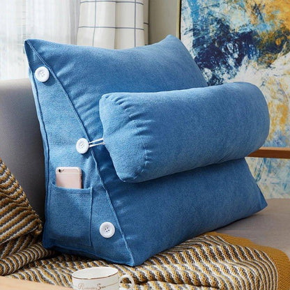 ReadLuxe™ – Almohada de lectura ergonómica con soporte lumbar