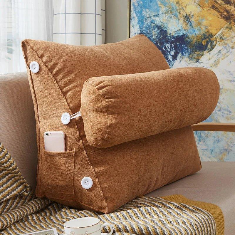 ReadLuxe™ – Almohada de lectura ergonómica con soporte lumbar