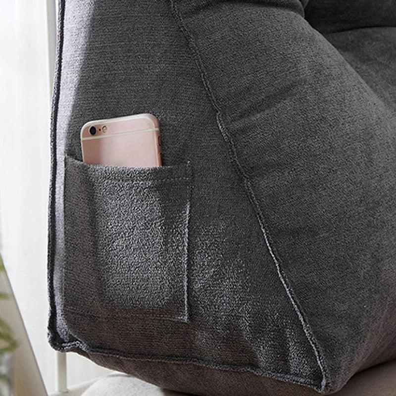 ReadLuxe™ – Almohada de lectura ergonómica con soporte lumbar