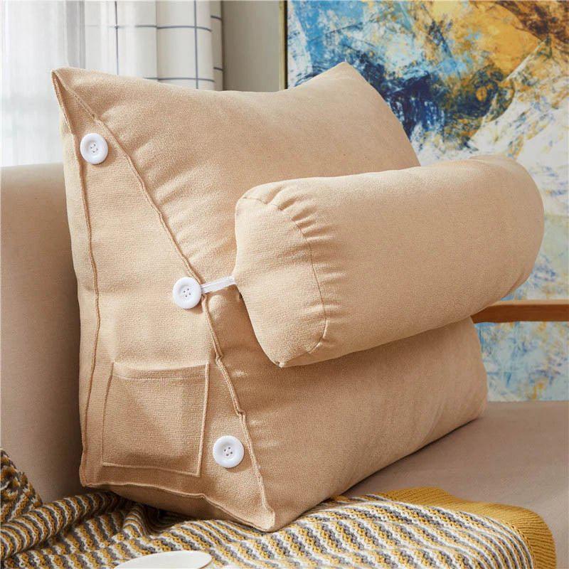 ReadLuxe™ – Almohada de lectura ergonómica con soporte lumbar