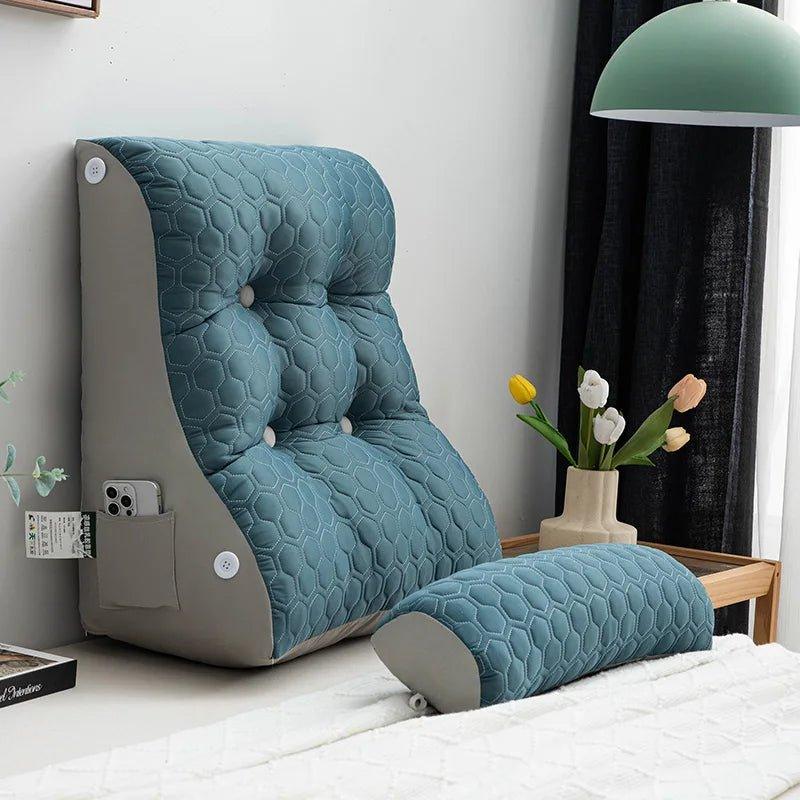 LiseThera™ – Cojín de Lectura Ergonómico para Cama, Soporte y Confort