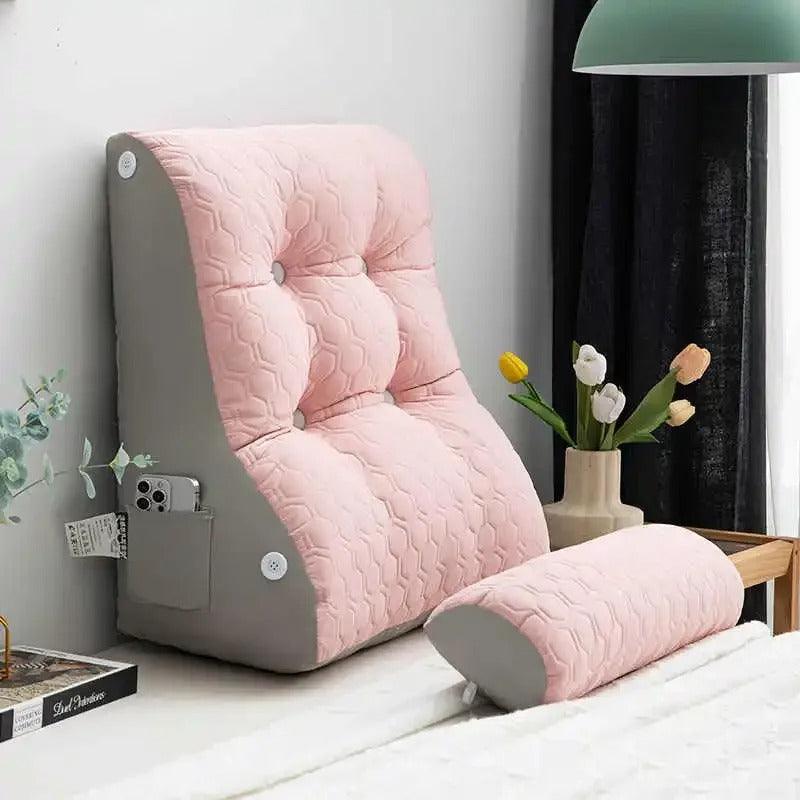 LiseThera™ – Cojín de Lectura Ergonómico para Cama, Soporte y Confort
