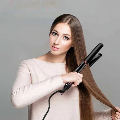 CurlPro™ – Plancha iónica 2 en 1 para cabello liso y rizado