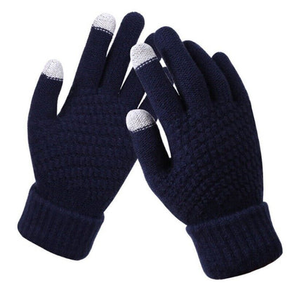 Guantes de punto elegantes y prácticos