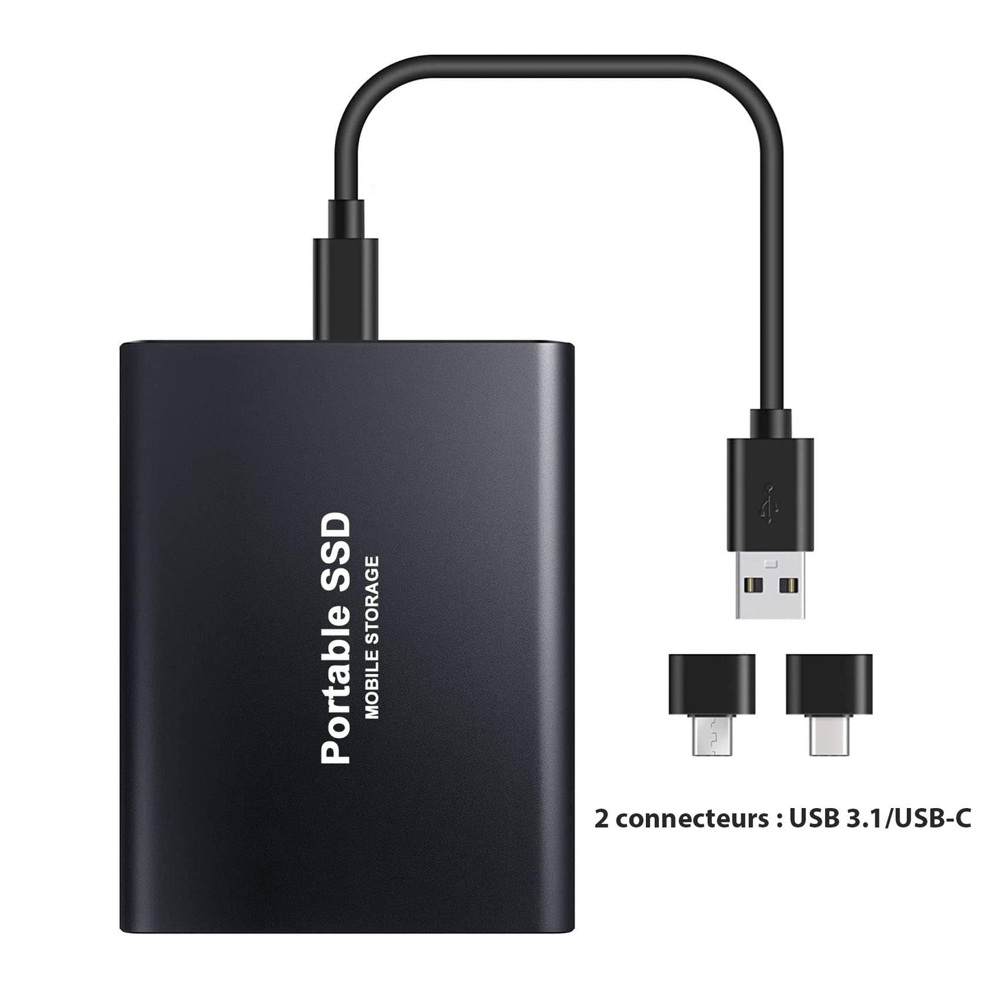 Disco Duro Externo Rápido y Compacto - Almacenamiento Portátil de Gran Capacidad