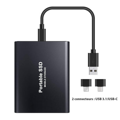Disco Duro Externo Rápido y Compacto - Almacenamiento Portátil de Gran Capacidad