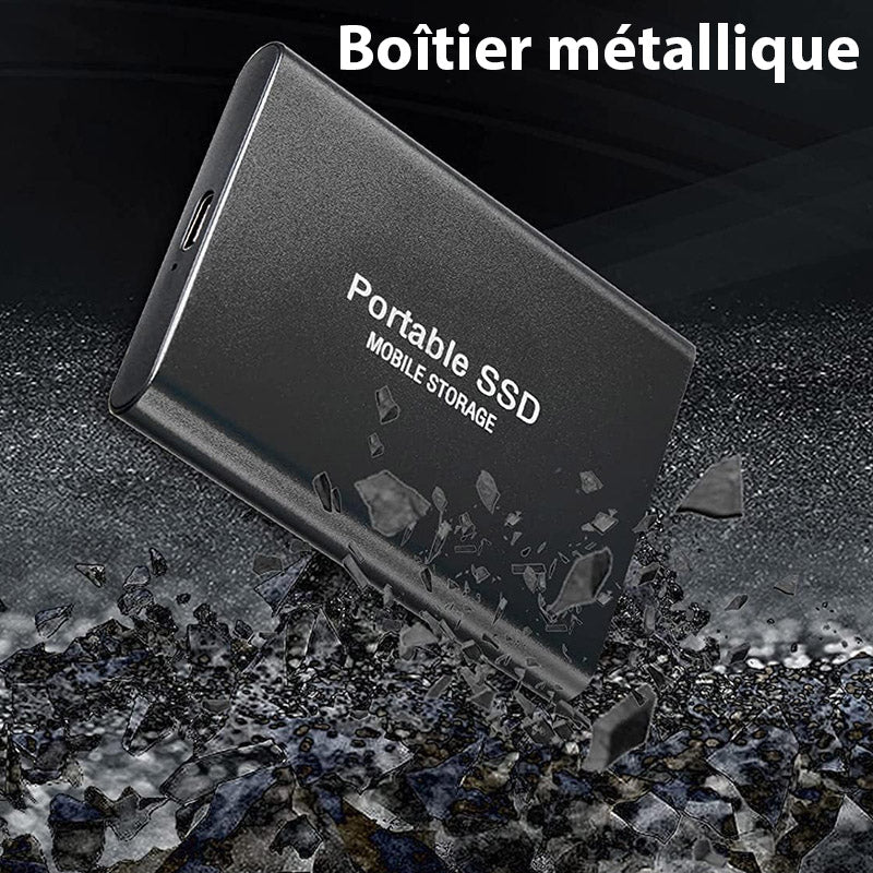 Disco Duro Externo Rápido y Compacto - Almacenamiento Portátil de Gran Capacidad