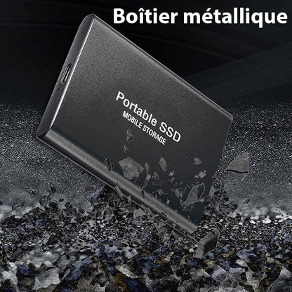 Disco Duro Externo Rápido y Compacto - Almacenamiento Portátil de Gran Capacidad