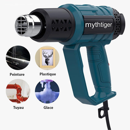 Décapeur thermique professionnel à température réglable 2000 W 600 °C