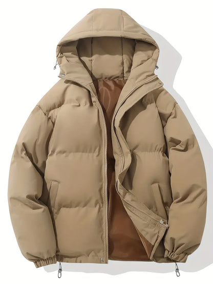 Veste d'hiver matelassée classique à capuche