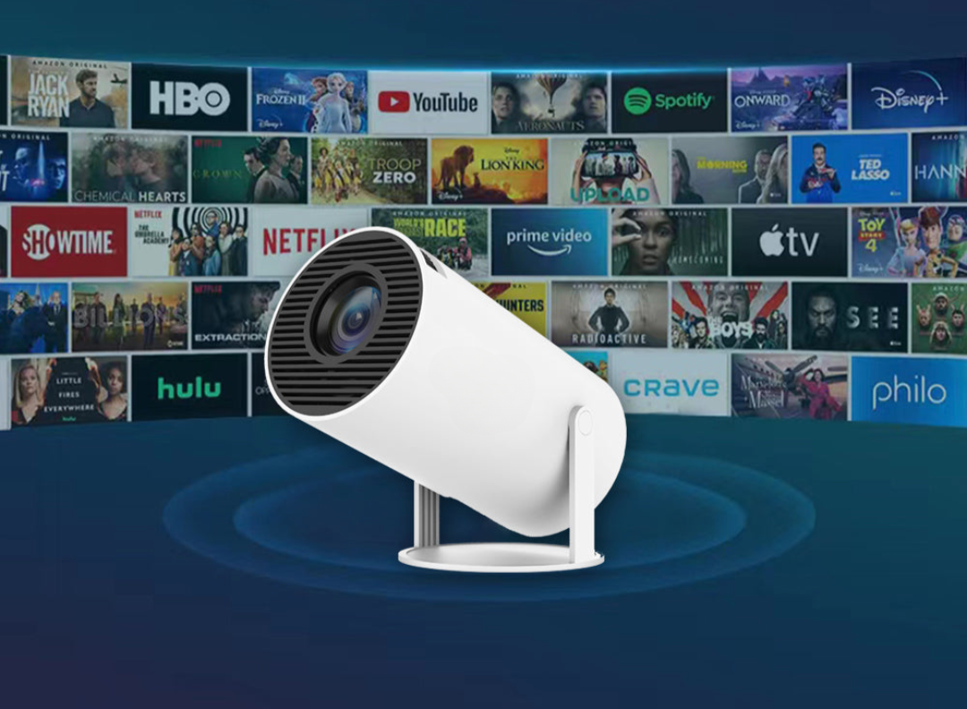 Projecteur portable 4K HD compact pour la maison