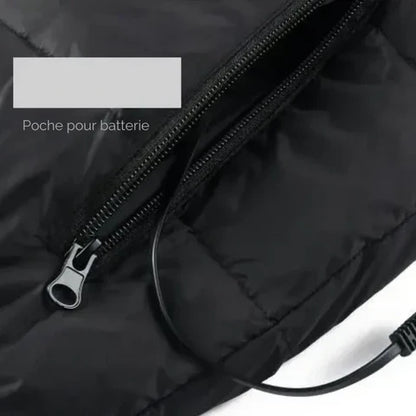Gilet chauffant électrique isolant hiver