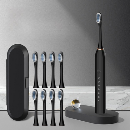 GlowSmile™ – Cepillo de Dientes Sónico Recargable con Múltiples Modos
