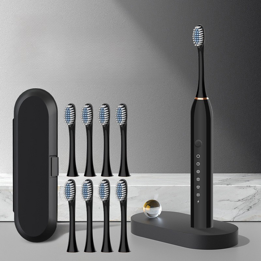 GlowSmile™ – Cepillo de Dientes Sónico Recargable con Múltiples Modos
