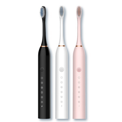 GlowSmile™ – Cepillo de Dientes Sónico Recargable con Múltiples Modos