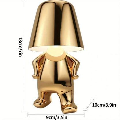 Lámpara de Mesa Elegante en Oro