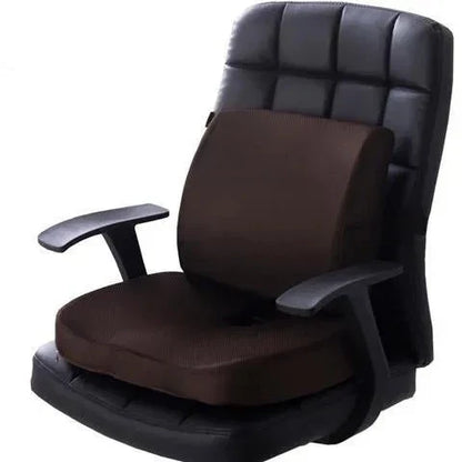 Cojín de apoyo lumbar de espuma ergonómica