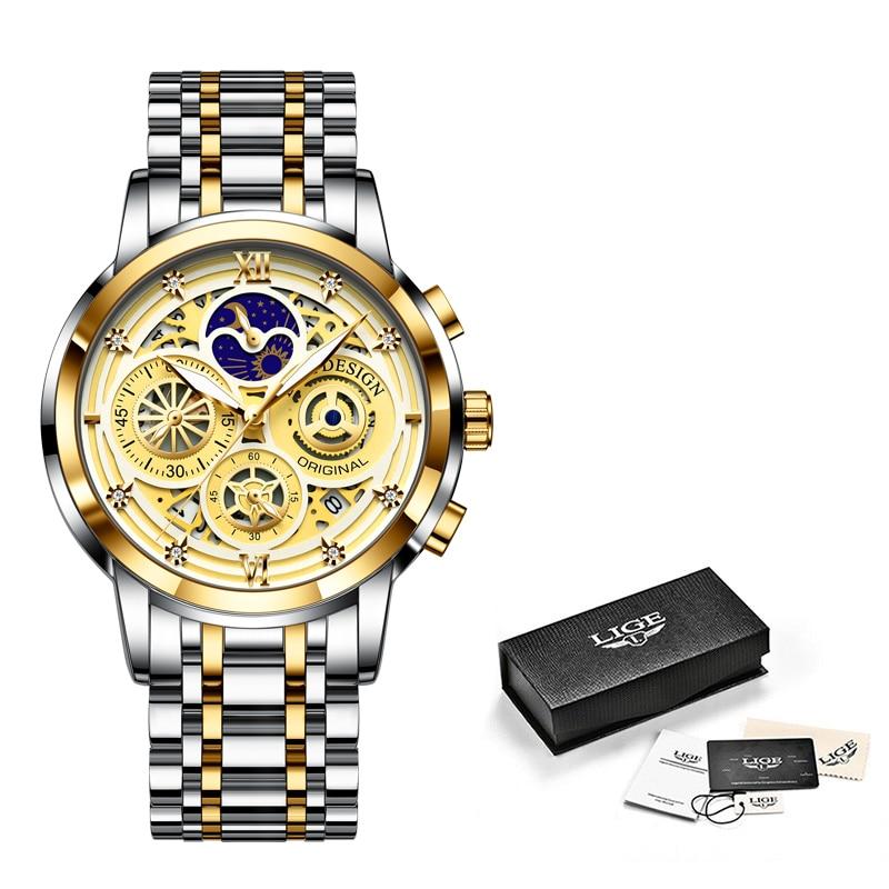 Elegante reloj de pulsera para hombre