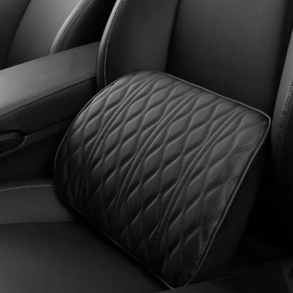 Almohada cómoda de piel sintética para el cuello del coche