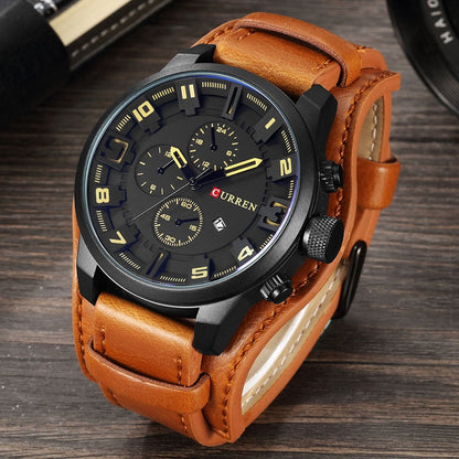 Reloj de lujo para hombre elegante