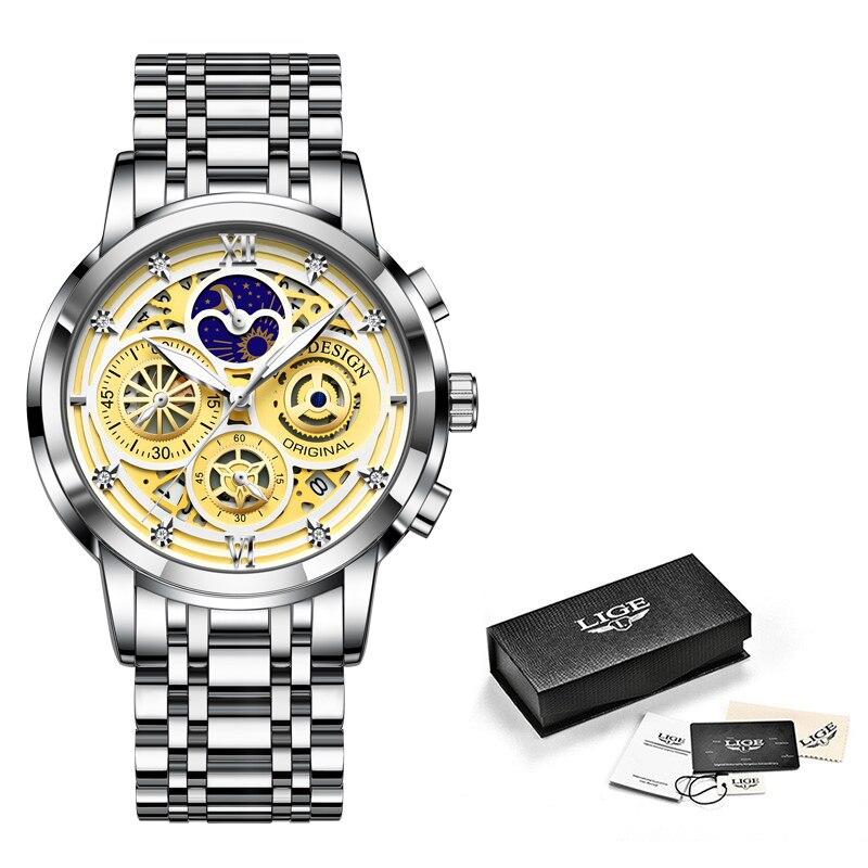 Elegante reloj de pulsera para hombre