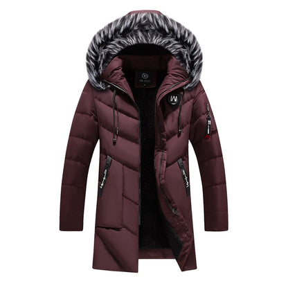 Manteau d'hiver chaud à capuche en fourrure synthétique