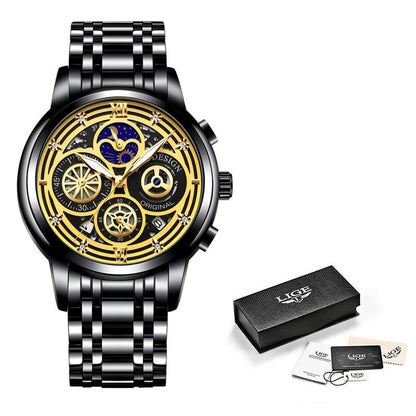Elegante reloj de pulsera para hombre