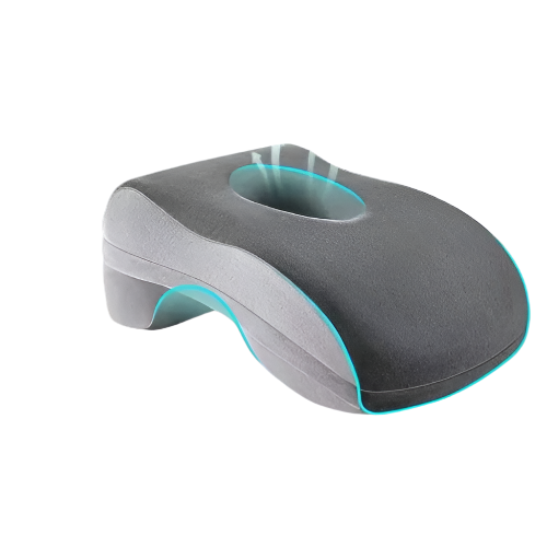 Oreiller ergonomique à mémoire de forme pour sieste