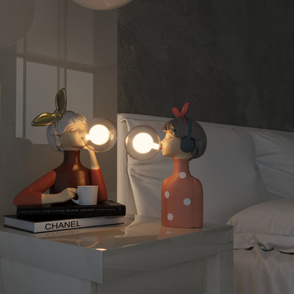 Lampe de table élégante à éclairage LED pour intérieur