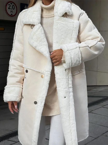 Manteau peluche léger coupe-vent