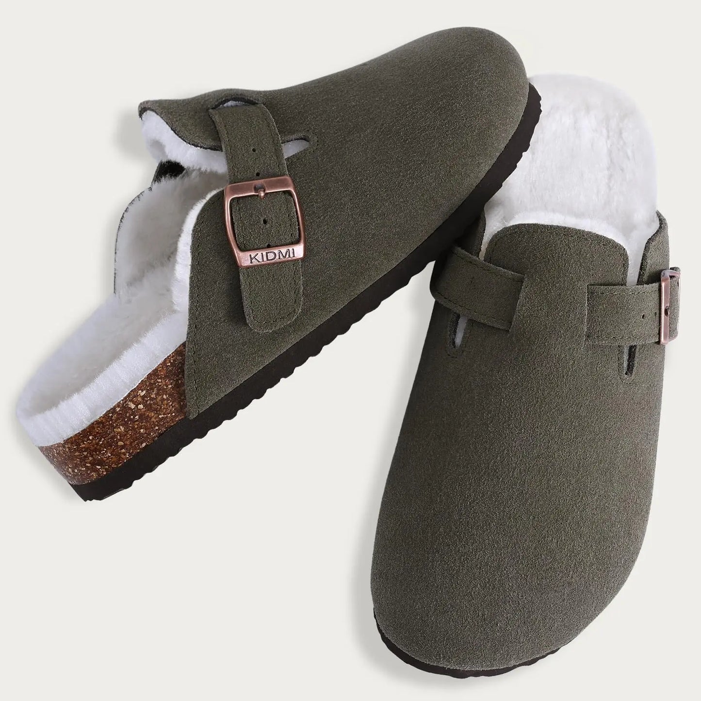 Pantuflas forradas suaves para hombres y mujeres