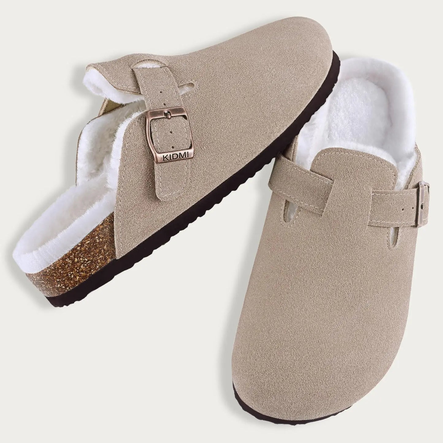 Pantuflas forradas suaves para hombres y mujeres