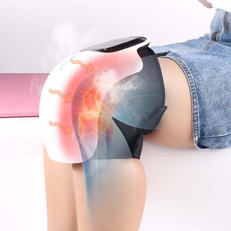 KneeRelief™ – Masseur de Genoux Chauffant & Vibrant