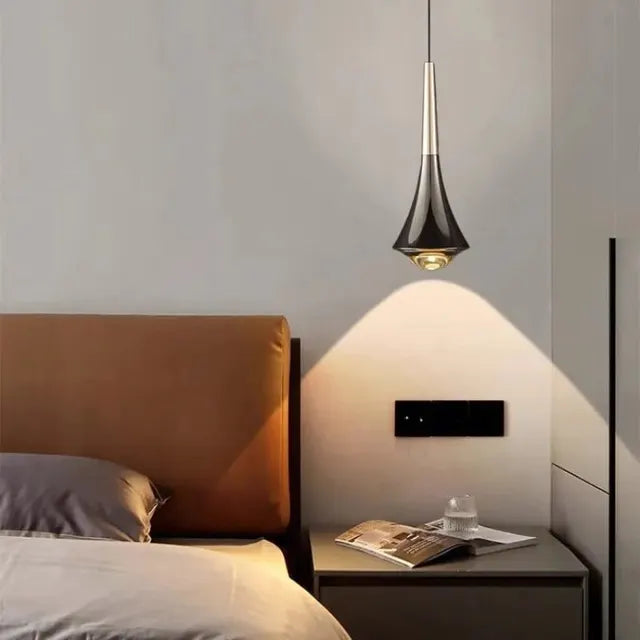 Luminaire Suspendu Élégant Argent - Santeova