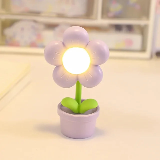 Lámpara de Mesa Floral Elegante