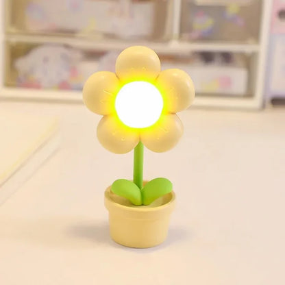 Lámpara de Mesa Floral Elegante