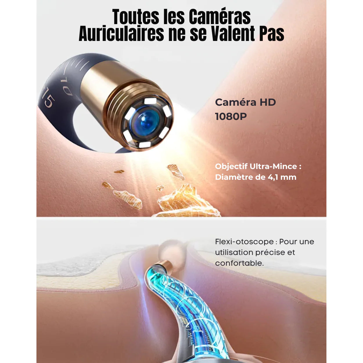 Limpiador de Oídos Bebird EarSight Plus