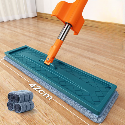 Fregona de Microfibra Ultra Absorbente con 4 Recambios de Fregona Gratuitos