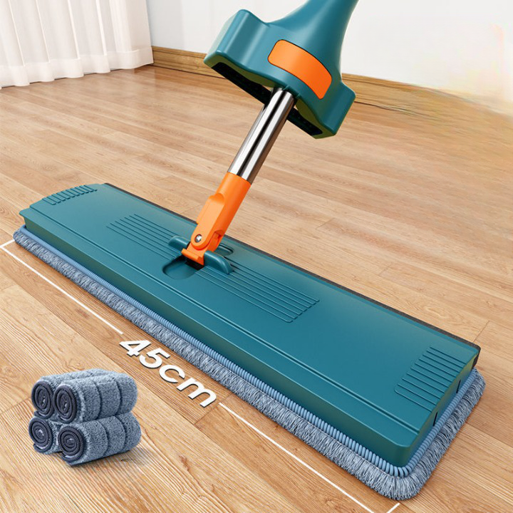 Fregona de Microfibra Ultra Absorbente con 4 Recambios de Fregona Gratuitos