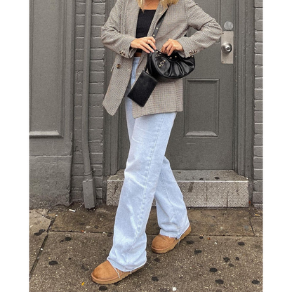 Bottes d'hiver confortables en textile isolant